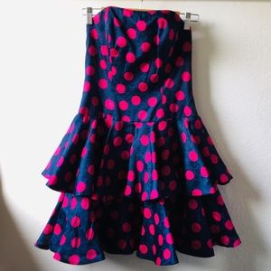 Vintage 80’s Lillie Rubin 100% silk prom dress
